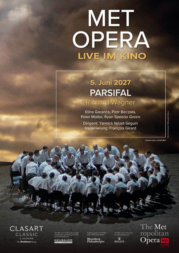 Filmplakat Met Opera 2026/27: Richard Wagner PARSIFAL