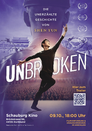 Filmplakat Unbroken: Die unerzählte Geschichte von Shen Yun