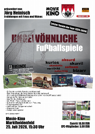 Filmplakat Ungewöhnliche Fußballspiele