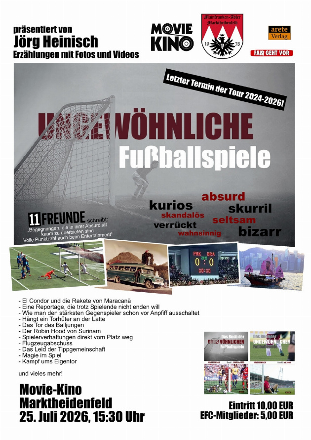 Filmplakat Ungewöhnliche Fußballspiele