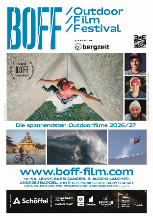 Filmplakat BOFF - Bayerisches Outdoor Filmfestival 2026/2027