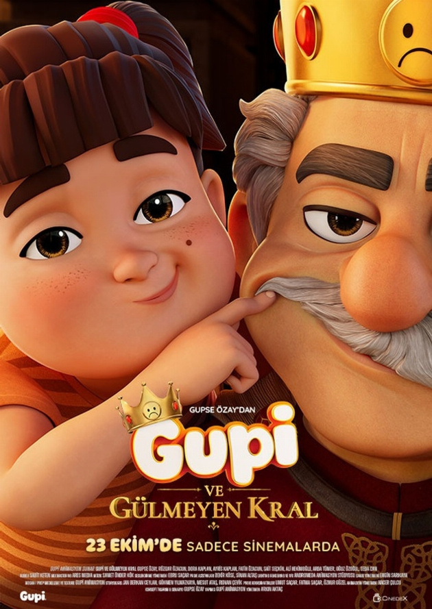 Filmplakat Gupi und der König, der nicht lachen kann