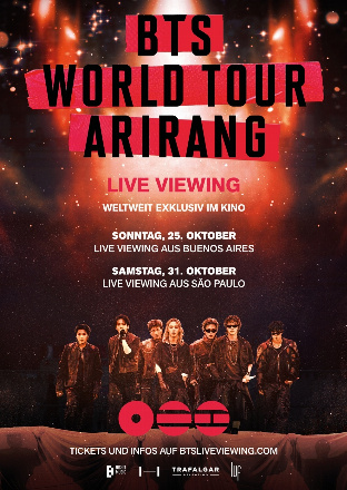Filmposter - BTS WORLD TOUR 'ARIRANG' IN BUENOS AIRES: LIVE VIEWING im Rundkino Dresden