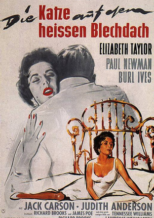 Filmposter - Die Katze auf dem heißen Blechdach im Kino CasaBlanca Art House