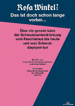 Filmposter - Rosa Winkel? Das ist doch schon lange vorbei... im B-Movie
